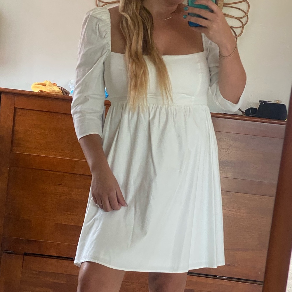Reformation white gibson dress
